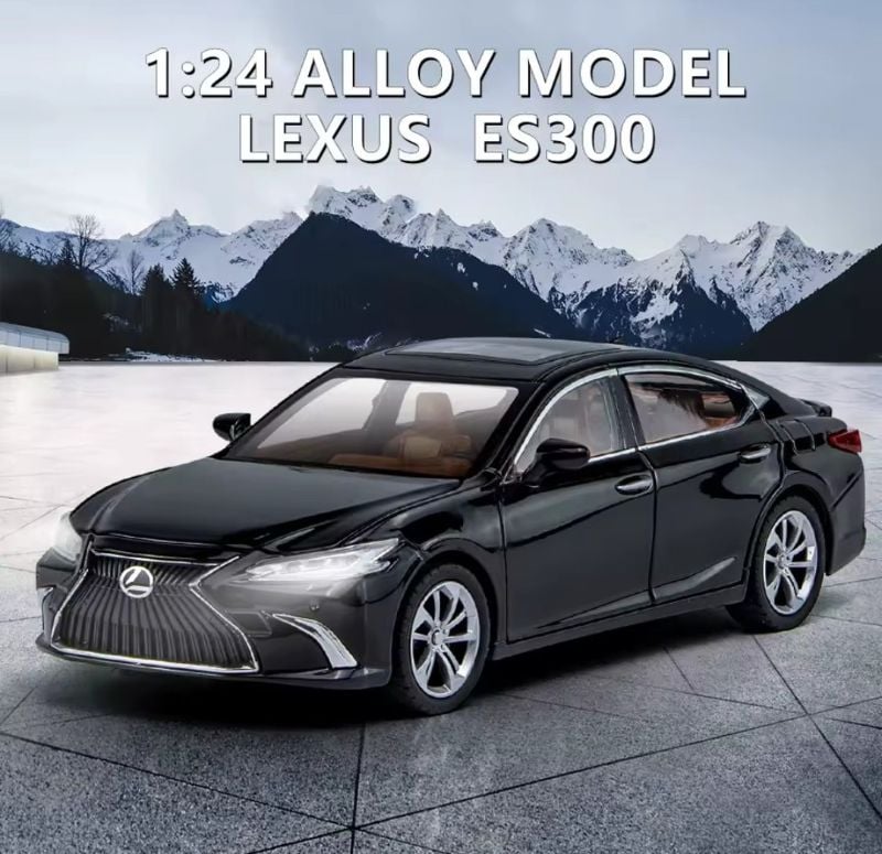 1:24 LEXUS ES300 Alloy Car Model Diecast & Toy Vehicles Metal Car Model Simulation Sound and Light Collection Toy Gift Box pack TM (1901-14)