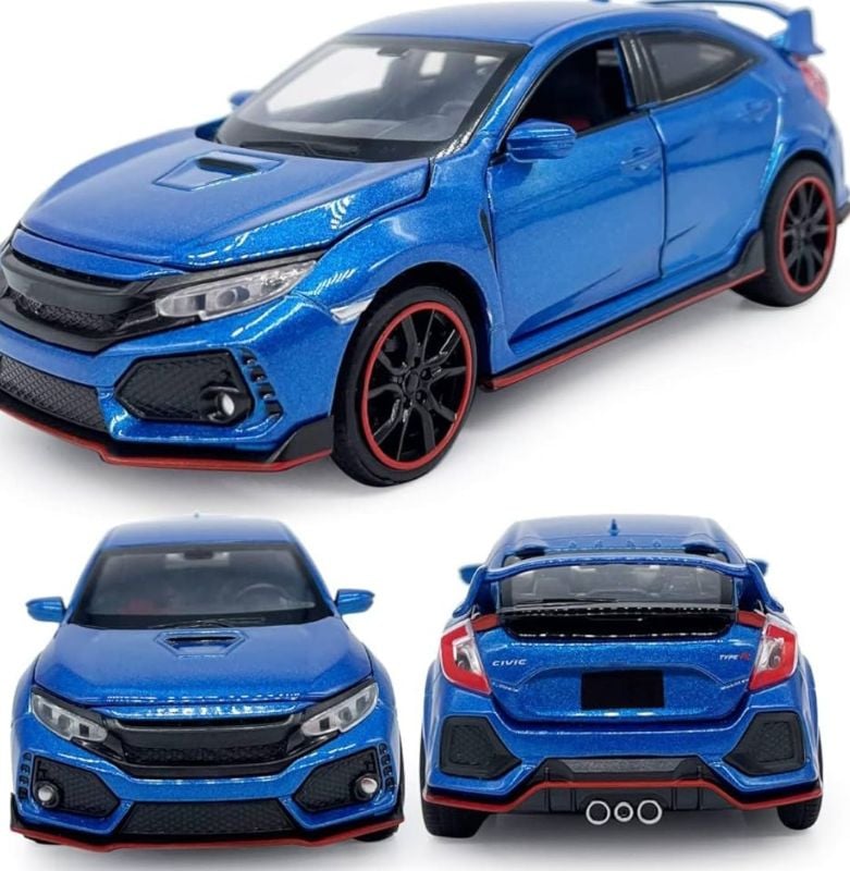 Honda Civic Model Car Diecast Metal 1:32 Scale Open all sides Sound Light Hot Favourite Car For Collector TK (3227B)