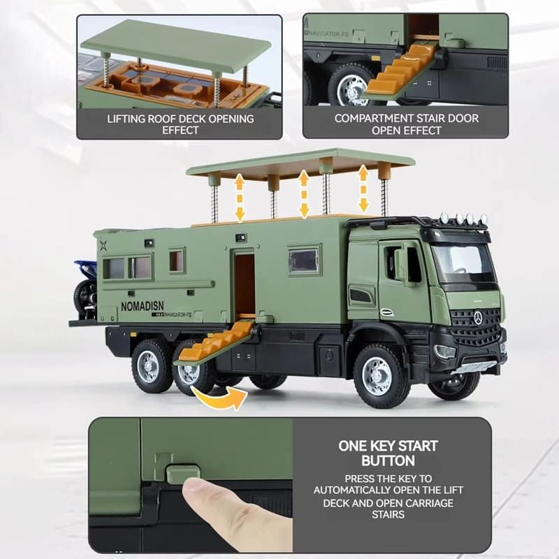 Diecast 1:24 Mercedes-Benz Nomadism RV model car (B3217)