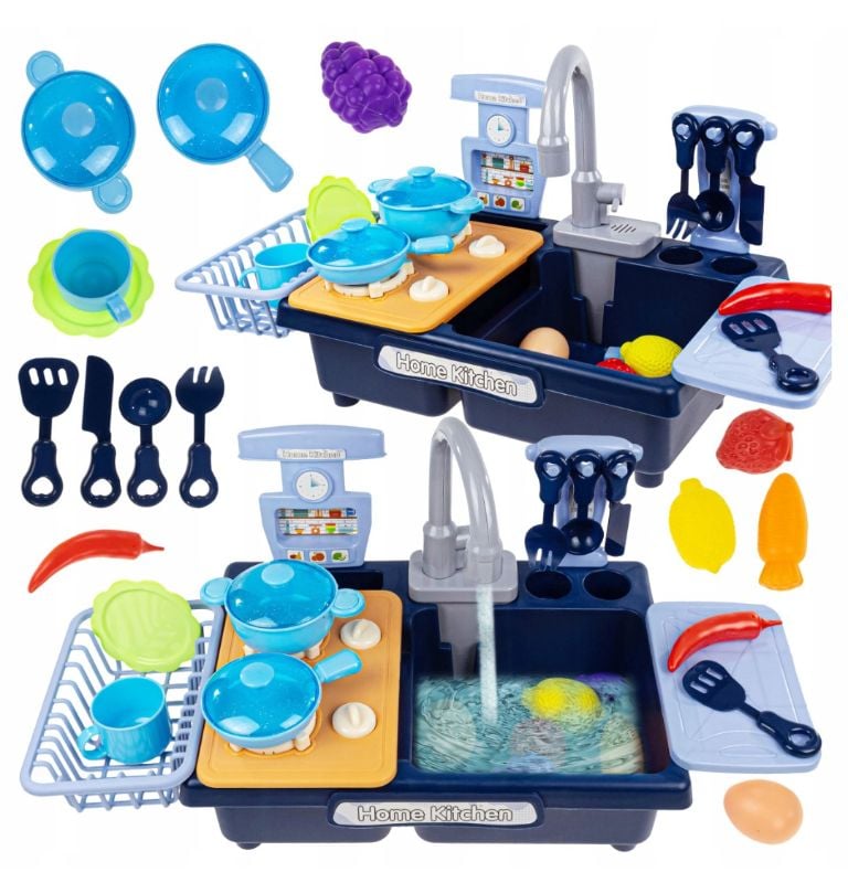 An electric toy kitchen sink set for girls (216 SINK)