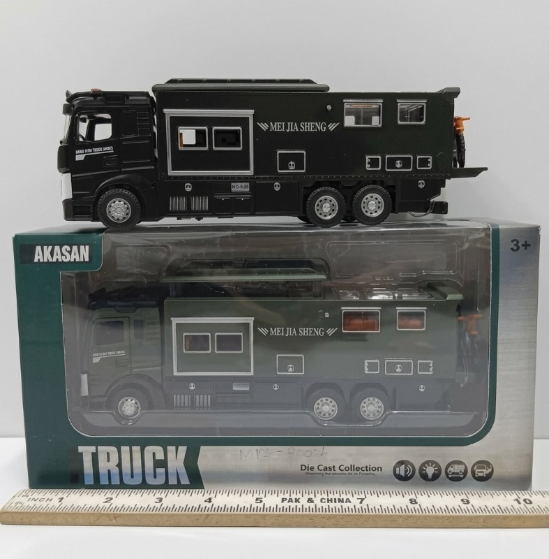 1/28 Nomadisms Arocs Unimog Truck Off Road Model Toy for Kids, Diecast Pull Back Truck Toy Car Model with Sound and Light for Kids [Pack-1] (Multi Colour) KT (MKS-F0001)