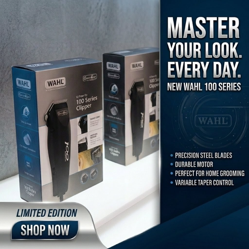 UK Original Wahl Hair Clipper GroomEase 100 Series Imported Professional home and Shop