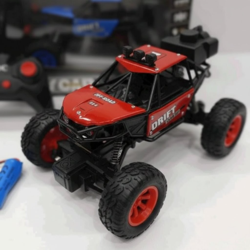 RC Alloy version Rock Crawler Monster truck big tire spray feature off road (699-5)