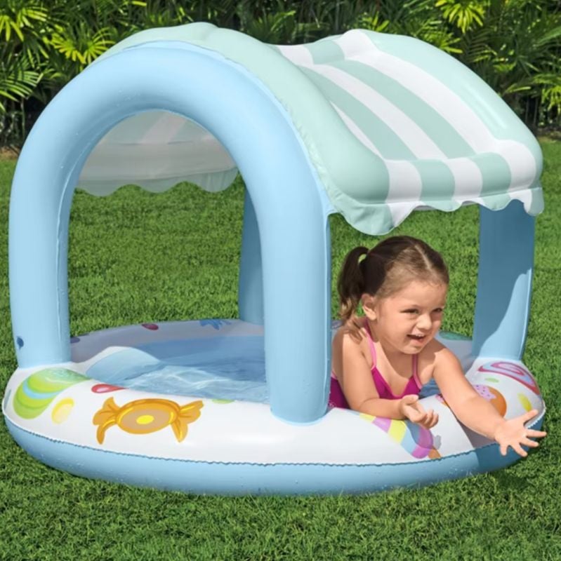 Comfortable Kiddie Shaddy Pool Inflatable Swimming pool Summer best Best Gift for toddler TM (52638)