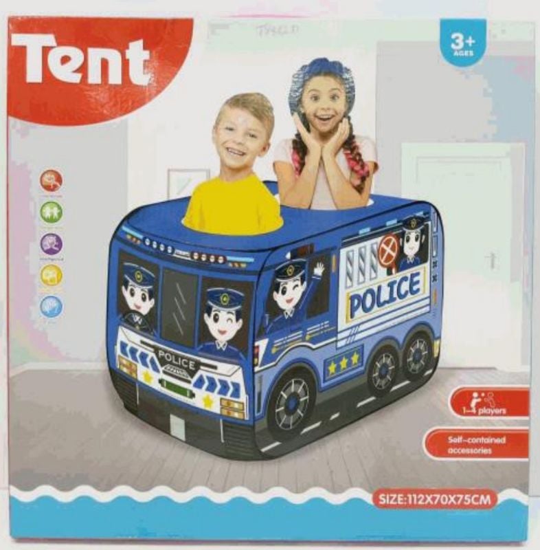 Police car pop-up tent, designed for children's play (TY862D)