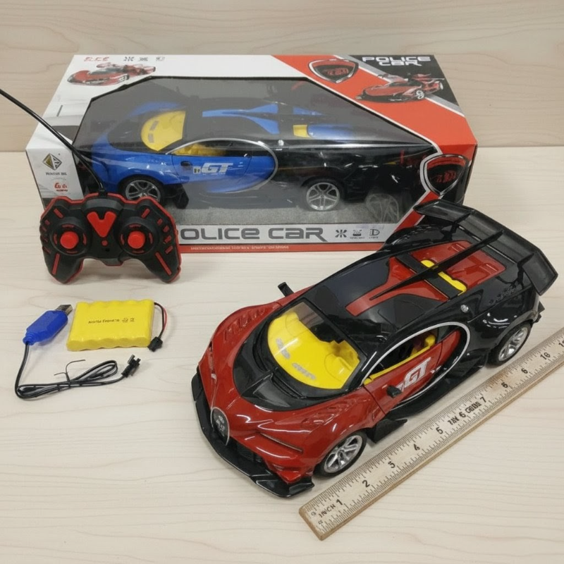 High speed 1:14 scale Bugatti Remote Control car open all sides powerful battery (565-K31)