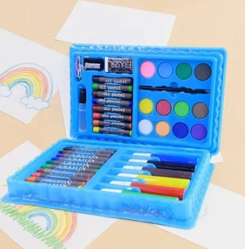 Young Artists 42-piece complete kids' art and craft stationery set Portable Nontoxic High quality KT (TH002)