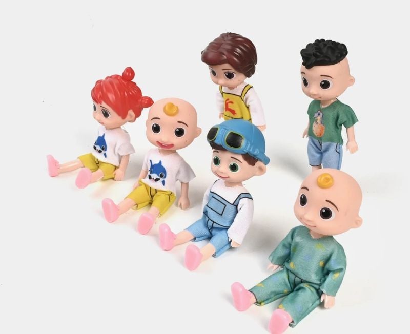 CoComelon Characters Children Favourite  Mini Figure 6-Pack TM (JZ109D)