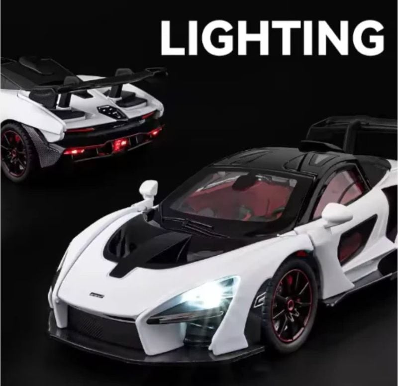 1:24 McLaren Senna car diecast open doors toy car (CZ181A)