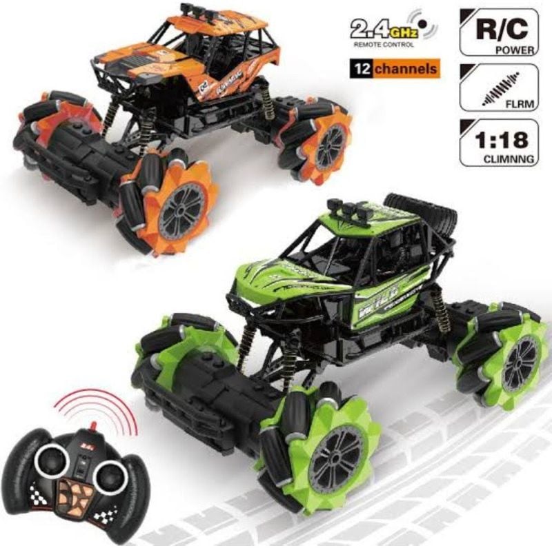 2.4G 4WD Stunt Drift Car with lights sound multiple functions Off road (H551-1)