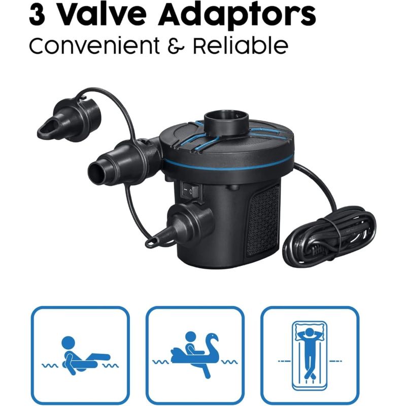 Electric Bestway PowerTouch AC Electric Air Pump Quickly inflates and deflates TM(62252)