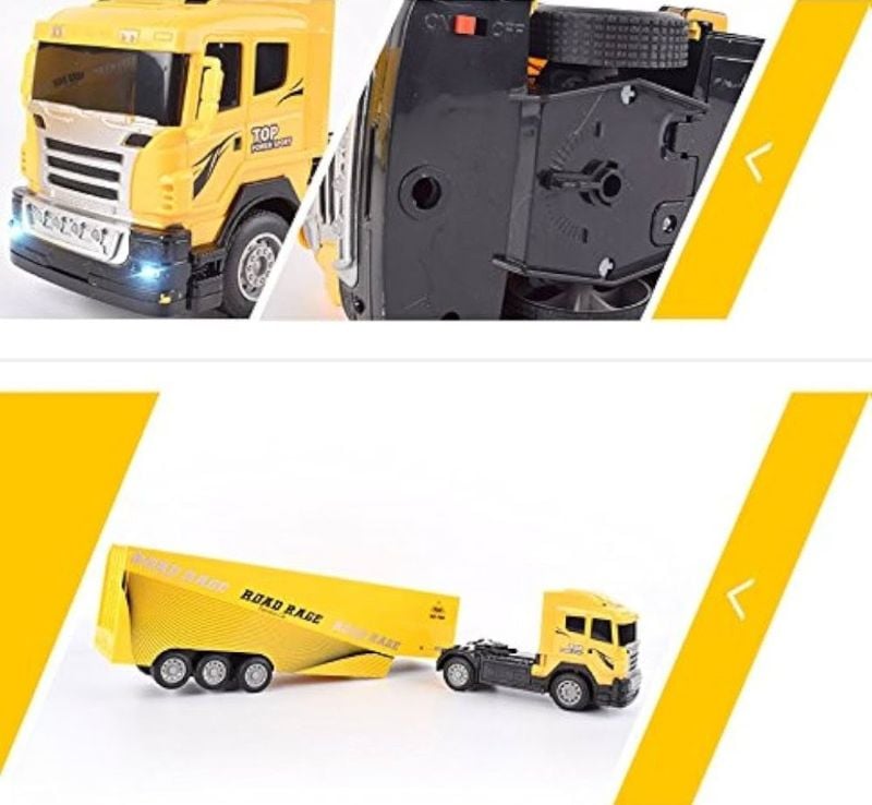 RC Powerful Big Container Truck with multi function light sound diattach parts (9060-20F)