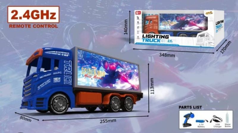 2.4Ghz Lighting Truck Avengers Spray Feature Sounds light (3966A-1)