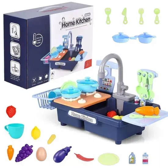 An electric toy kitchen sink set for girls (216 SINK)