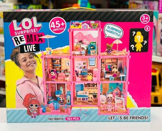 Big PlayHouse LOL Surprise Remix Live 183 Pieces and 45 Surprise (BB014)
