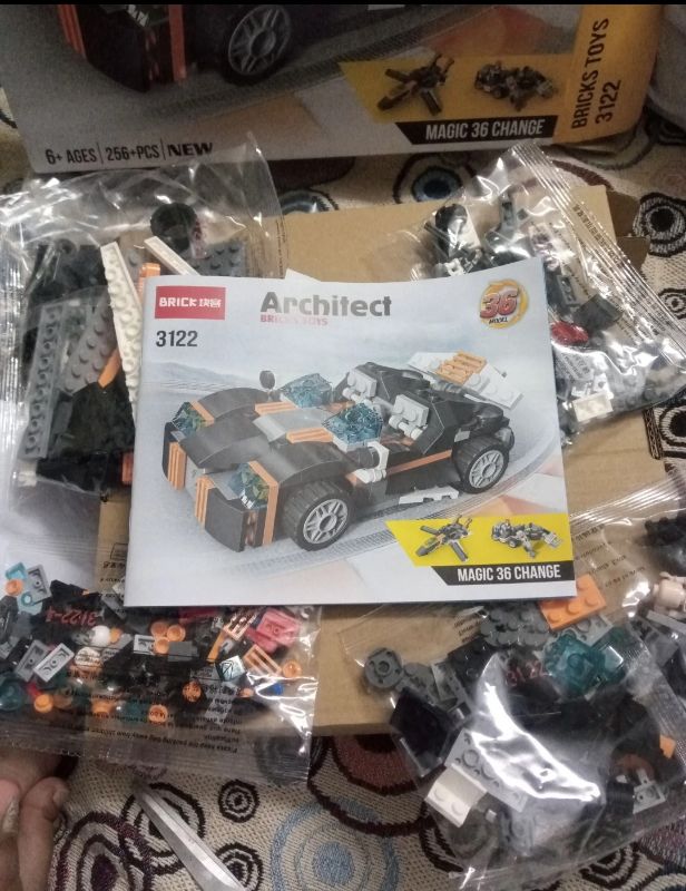 Architect Bricks block 36 models in 1 Box construction toy 256 pcs (3122)