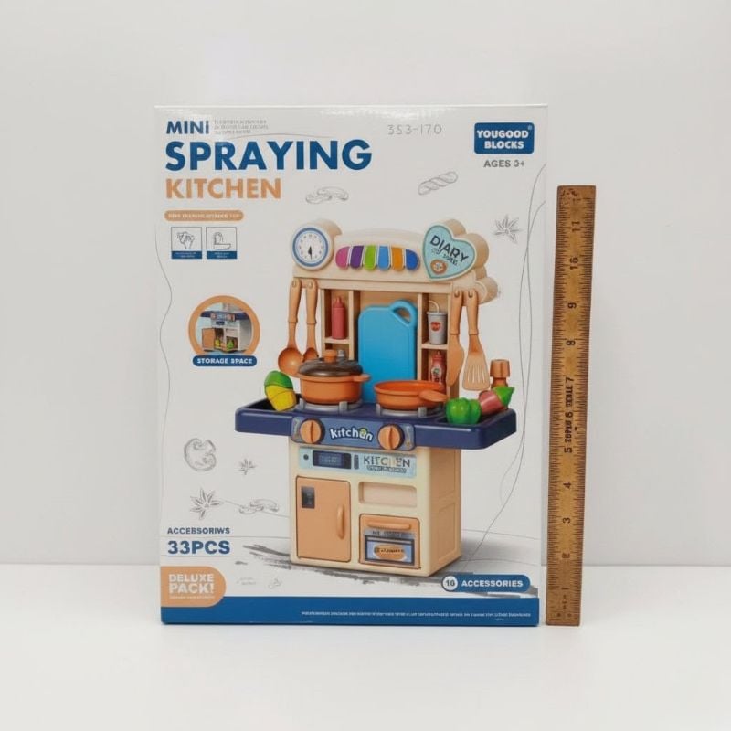 Big Spraying Kitchen toy set (353-17D)
