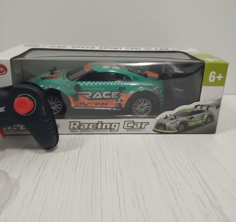 RC 1:16 Speed Racing Rally car champion Nissan with spraying features lights sound (KQX165-R2)