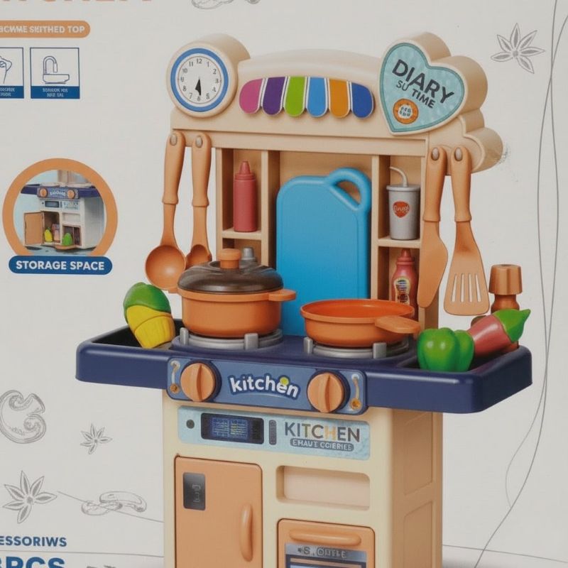 Big Spraying Kitchen toy set (353-17D)