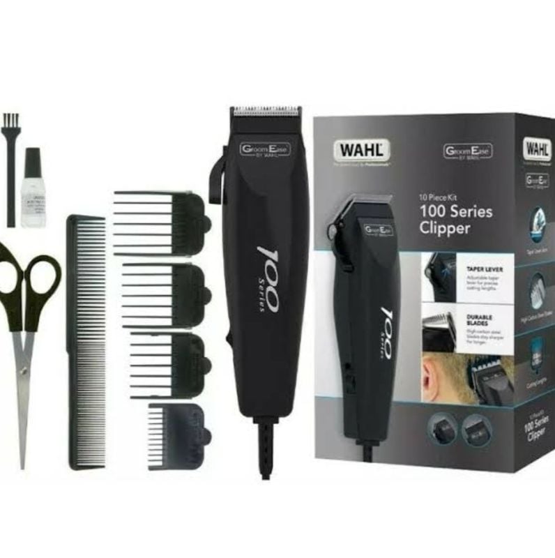 UK Original Wahl Hair Clipper GroomEase 100 Series Imported Professional home and Shop