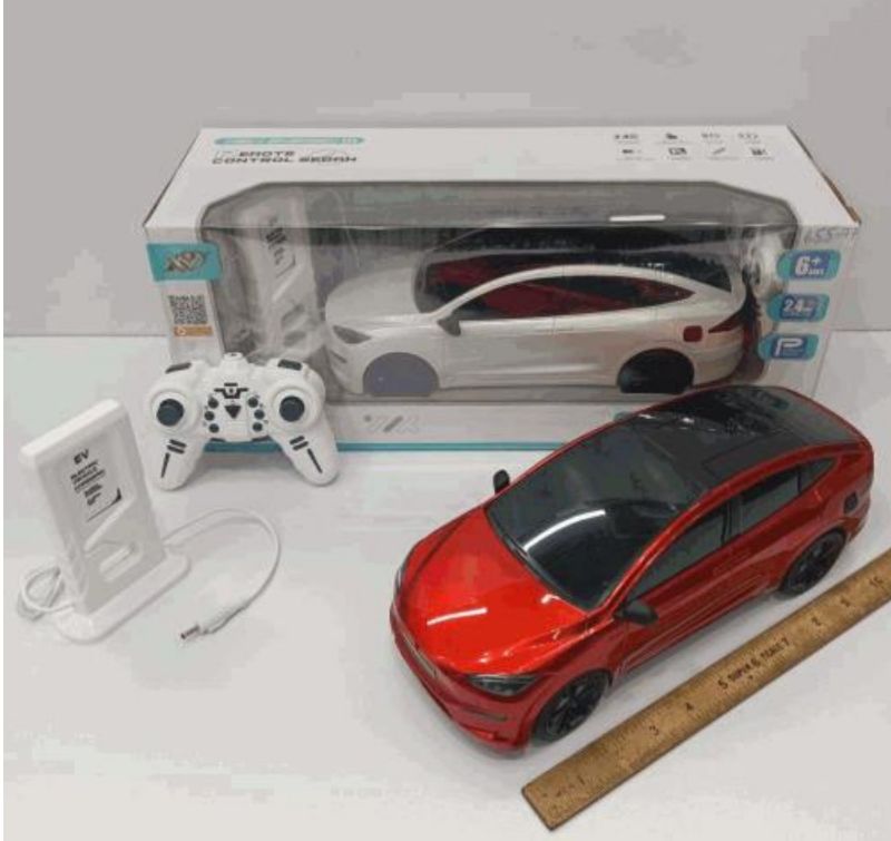 2.4Ghz Tesla Model X EV Charging Remote Control (RC) car multi light features (655-77)