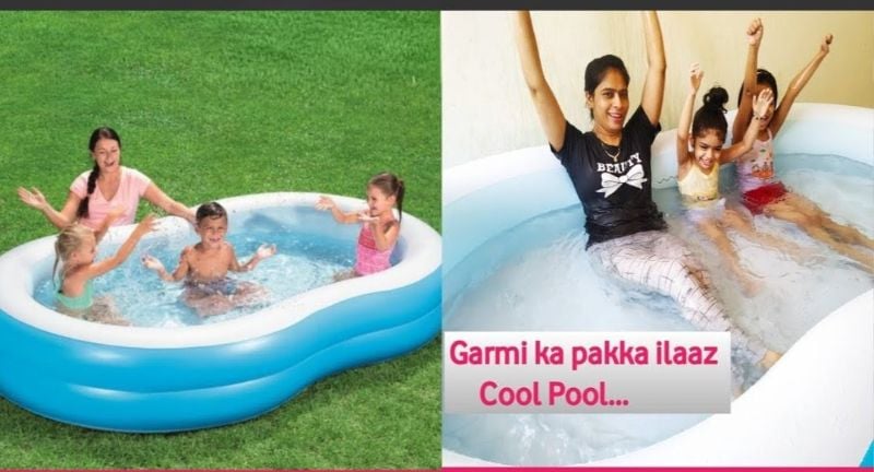 Family Big Pool Fish Shape Lagoon Bestway High quality Inflatable Pool Summer Water Party Gift TM(54117)