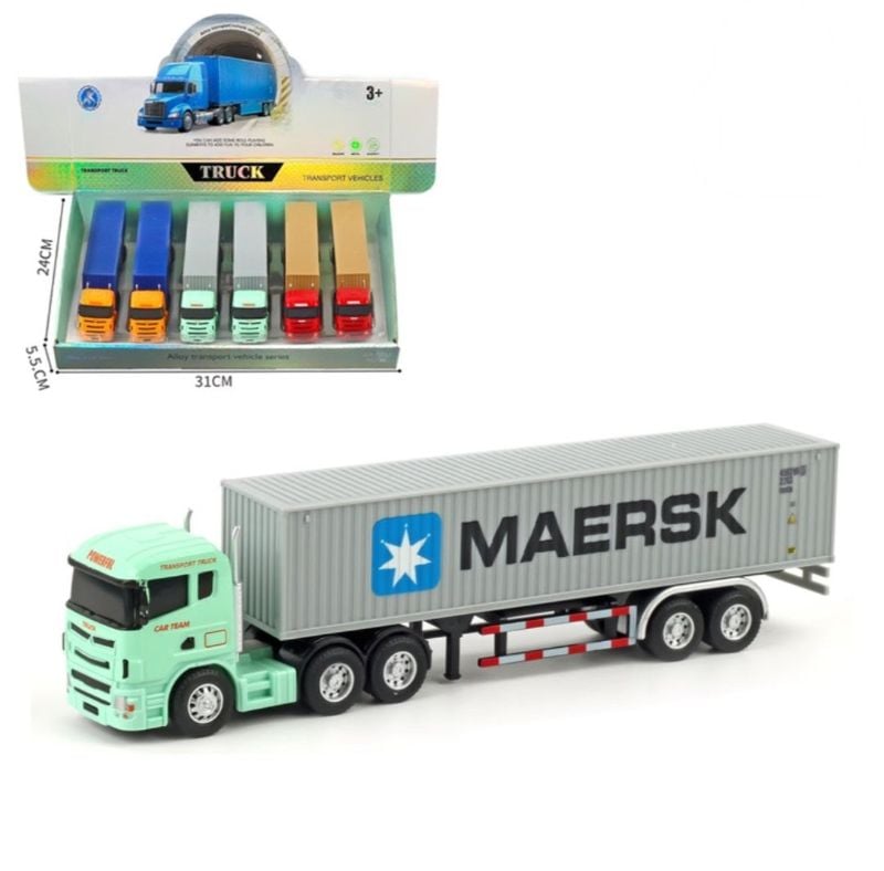 Container Truck Diecast Alloy MAERSK CMA CGM (CY6601-3B)