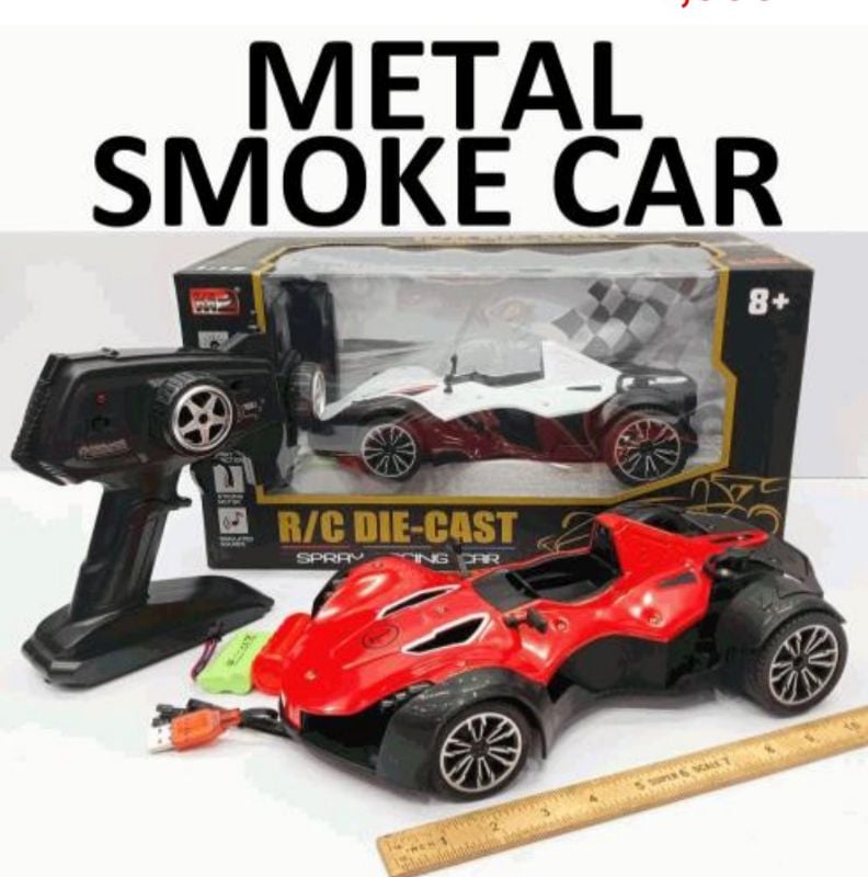 RC Formula Diecast car with mist spray Fastest car light sound effects (YY2034)