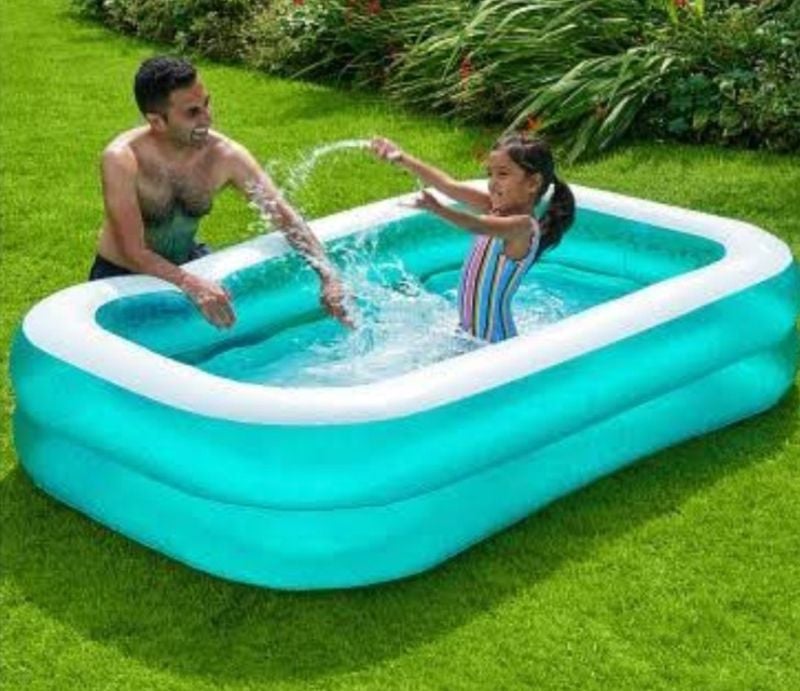 Family Swimming Pool Glitter Colour Big Size Bestway Rectangular 4 Kids Space With Repair Patch High quality TM(54005)