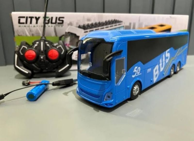 1:24 1FT Big City Bus remote control model bus like real with multi function (197-4)