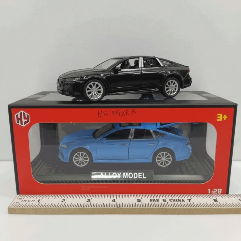1:28 Diecast Audi A7 scale model car with base brand HY (HY009XEK)