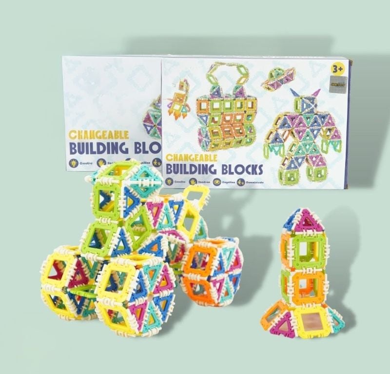 Changeable Building Blocks Best Learning Different Shapes 288pcs (666-4 BLOCKS )