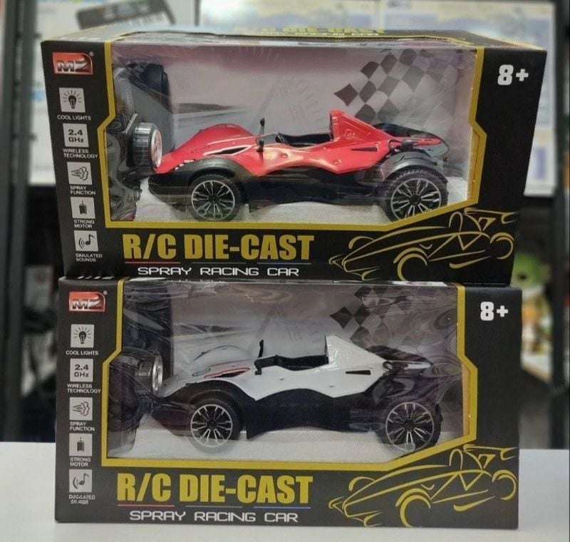 RC Formula Diecast car with mist spray Fastest car light sound effects (YY2034)