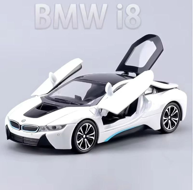 1:24 scale BMW i8 alloy diecast model car (2201P-11)