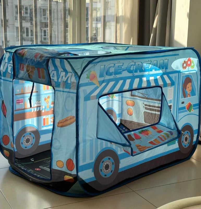 Children Pop-up Play Tent house Ice-cream Truck Quick Foldable (P20103)