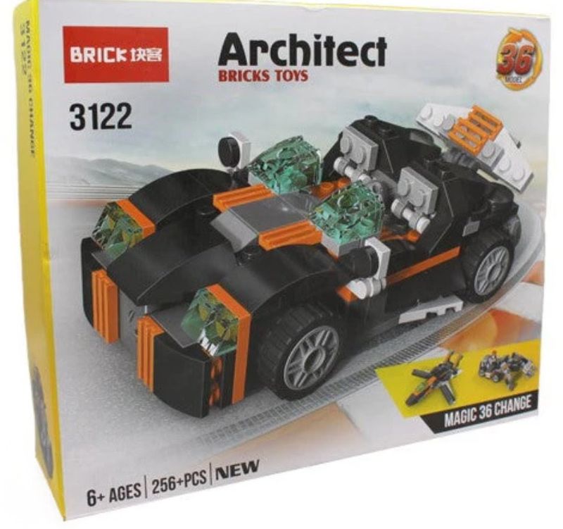 Architect Bricks block 36 models in 1 Box construction toy 256 pcs (3122)