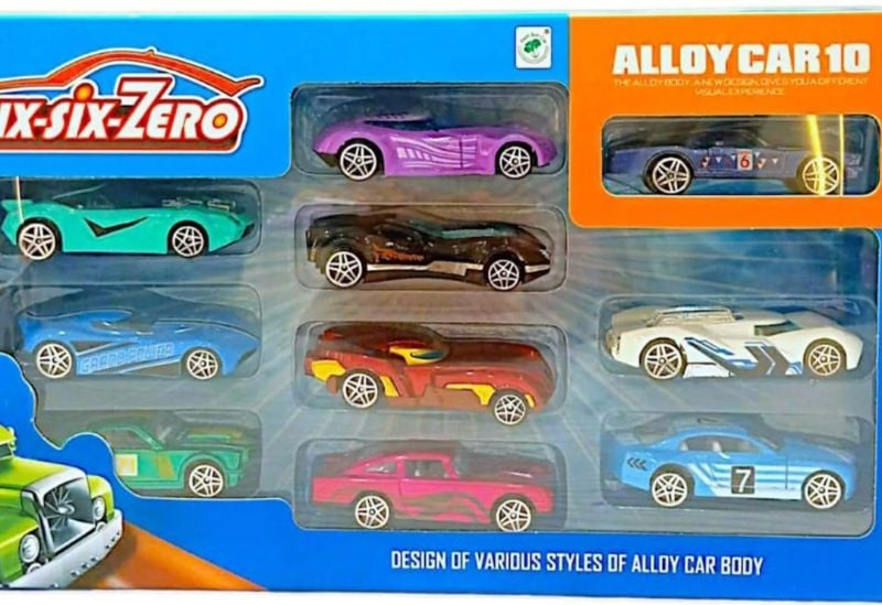 Six-Six-Zero Metal Alloy Car 10-piece set die-cast toy cars Best Gift for Kids