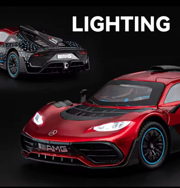 1:24 Mercedes-AMG ONE Diecast Model Car Toy (CZ182A)