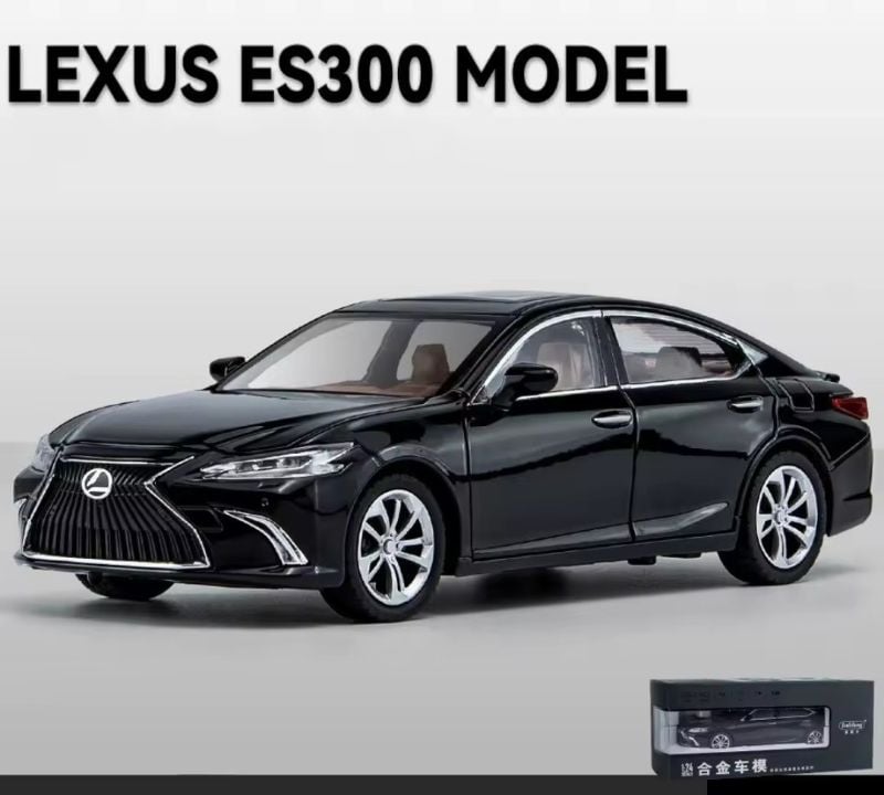 1:24 LEXUS ES300 Alloy Car Model Diecast & Toy Vehicles Metal Car Model Simulation Sound and Light Collection Toy Gift Box pack TM (1901-14)