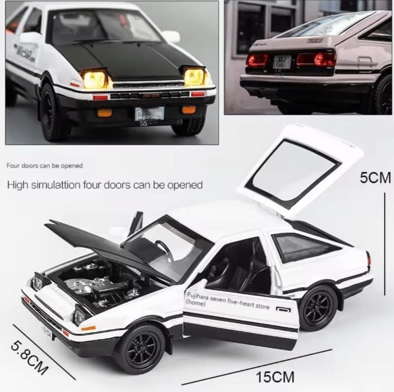Iconic Classic Toyota Sprinter Trueno 1:32 scale Diecast Collector lover and Kids birthday gift classic car TM