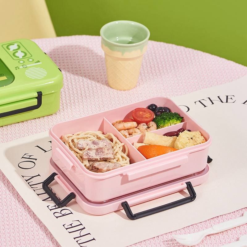 High quality City Girl Radio Lunch box Microwave, BPA Free, Secure Compartment, Leak-Proof Lid (ML-6811)