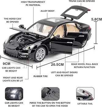 1:24 Porsche Panamera Spraying Model Diecast (CZ127AD)