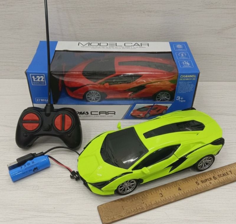 Top Speed 1:22 scale Lamborghini RC car sound light 7 inch long length (2024-12)