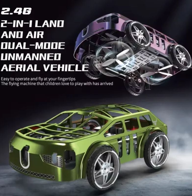 2.4G Flying Warrior 2-in-1 Land & Air dual-mode remote-control Car Powerful KT(828 CAR)