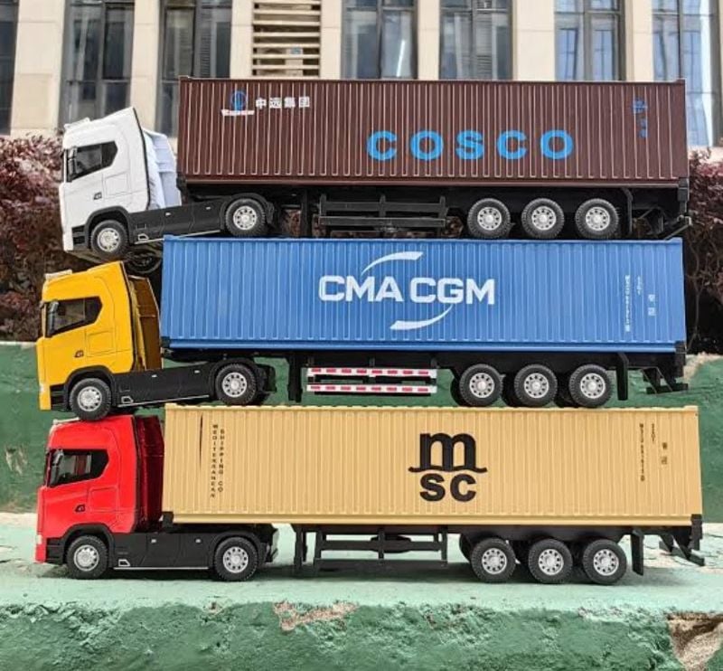 Container Truck Diecast Alloy MAERSK CMA CGM (CY6601-3B)