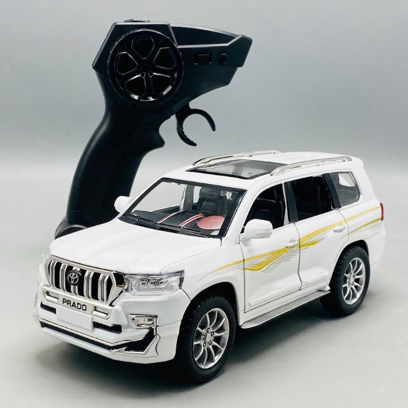 Off Road RC Prado 2.4G Remote Car Diecast Model Car Open Doors Fast Speed 4WD KT (CZ124E)