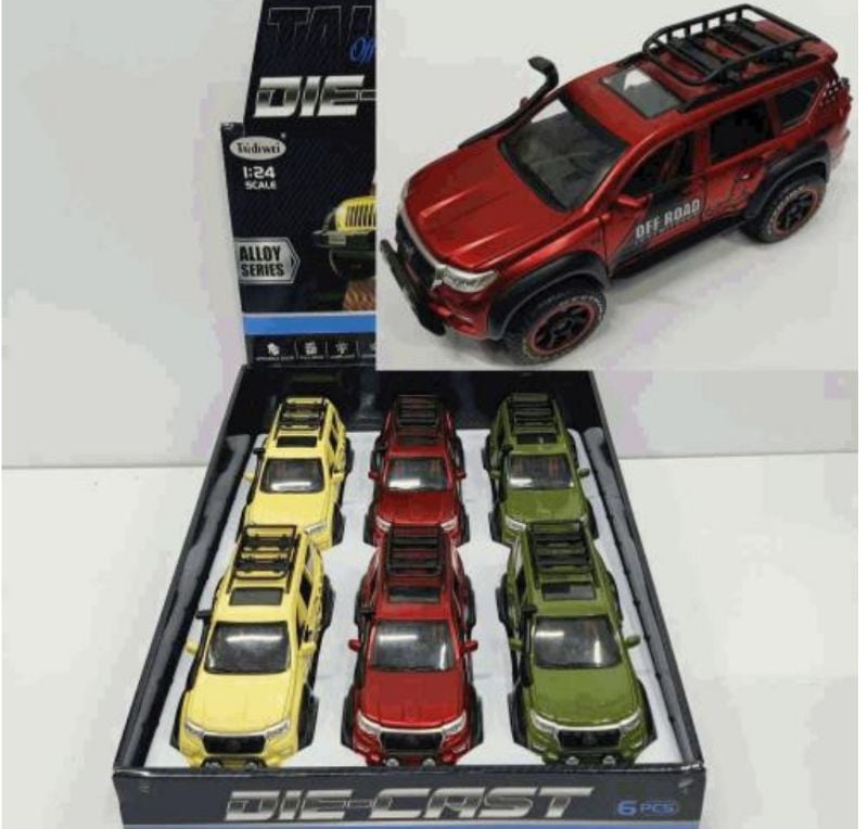 1:24 scale Toyota Prado Off road diecast car model (T2020A12)