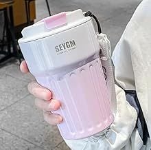 Coffee Cup Stainless Steel Gradient Colour High Quality Three layer Hot and Cold (383-9)