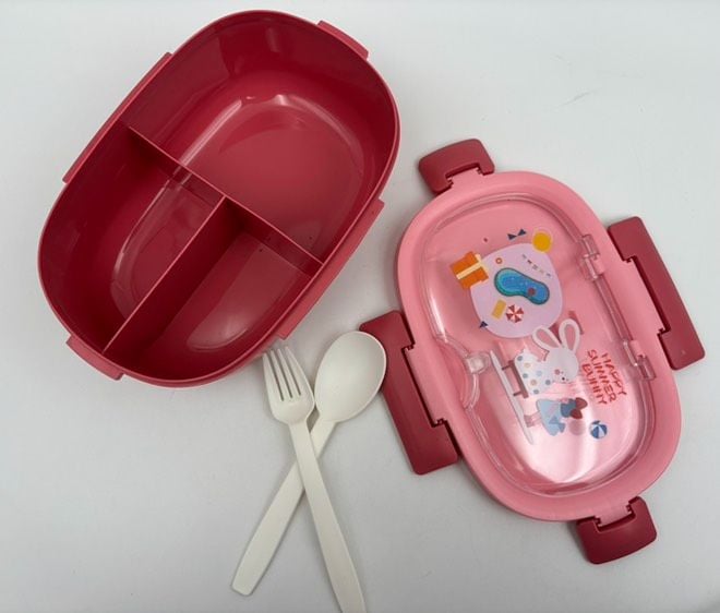 2in1 Lunch box 1200ml and Water Bottle 500ml high quality (9052-1LB)