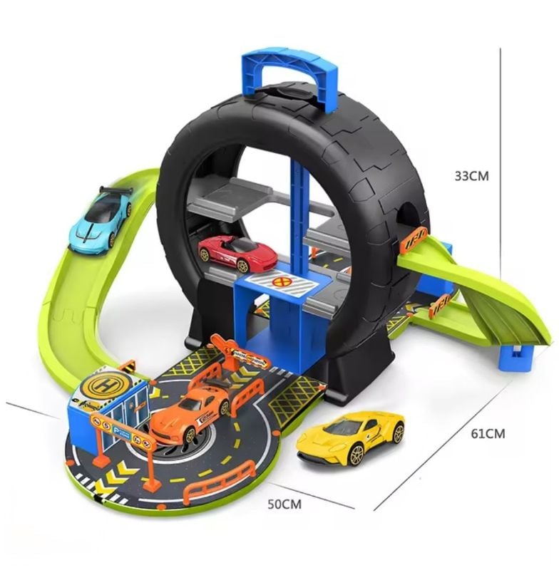 Car Garage Track playset Portable (LA-5024)